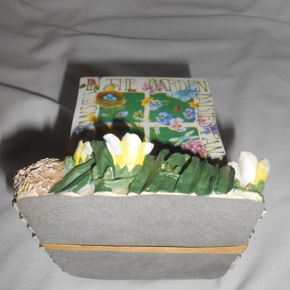 Vtg lady Jane Ltd. porcelain Writer's Block paper Cube 600 sheets w/ pen Gift π - Picture 3 of 9